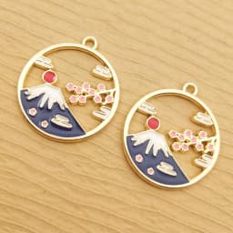 10pcs Sun Mountain Charm for Jewelry Making Enamel Pendant Necklace Bracelet Accessories Diy Supplies Zinc Alloy Gold Plated