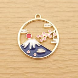 10pcs Sun Mountain Charm for Jewelry Making Enamel Pendant Necklace Bracelet Accessories Diy Supplies Zinc Alloy Gold Plated