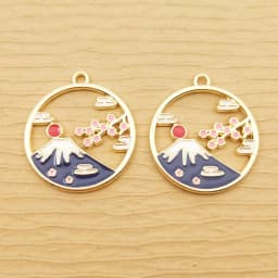 10pcs Sun Mountain Charm for Jewelry Making Enamel Pendant Necklace Bracelet Accessories Diy Supplies Zinc Alloy Gold Plated