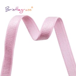 BRISTLEGRASS 2 5 10 Yard 3/8" 10mm Shiny Bra Strap Elastic Band Nylon Spandex Shoulder Tape Underwear Lingerie Dress Sewing Trim