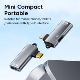 2 in 1 Type C OTG Adapter 10W/PD100W USB C/Type C To USB A Fast Charging Converter OTG For Phone Tablet Computer USB C Adapter
