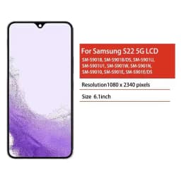 S901B S901U S901W S901N S901E LCD For Samsung S22 LCD For S22 5G LCD Display Touch Screen Digitizer Assembly Replacement
