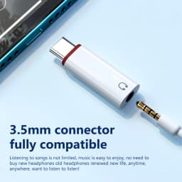 Type-C Male to 3.5mm Female Aux Audio Adapter USB C to 3.5mm Jack Wired Headphones Converter For iPhone15 Samsung Galaxy S23 S22