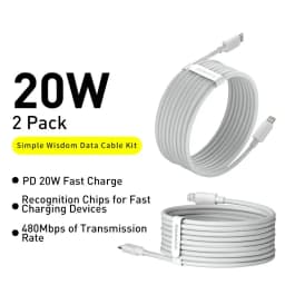 Baseus USB Type C PD 20W Cable for iPhone SE 11 12 13 14 Pro X XS 8 Fast USB C Cable for iPhone Type C Charging Wire
