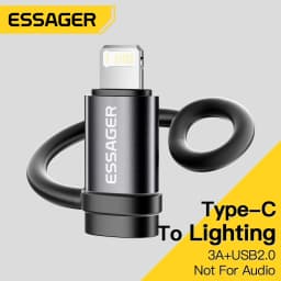 Essager Lighting To Type C Adapter Fast Charging IP Female to USB C Male Connector For iPhone 15 14 13 12 11 Pro IPad Converter