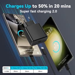 Samsung 45W Charger Super Fast Charge Type C Adapter For Galaxy S24 S23 S22 S21 Tab S10 Ultra S9 FE A16 5G A55 C55 Note 10 Plus