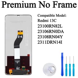 23100RN82L 23124RN87G Premium Lcd For Xiaomi Redmi 13C 4G Display Touch Screen 13C 5G Digitizer Panel Assembly For POCO C65 Lcd