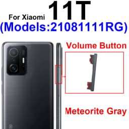 For Xiaomi 11T 12T 12T Pro Power Volume Side Button On OFF Power Volume Up Down Side Key Switch Replacement Repair Parts