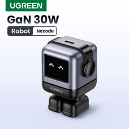 【US Plug】UGREEN 30W 65W GaN Charger Robot Design PD3.0 Fast Charger PPS for iPhone 18 17 Macbook Laptops Samsung XiaomiTablets