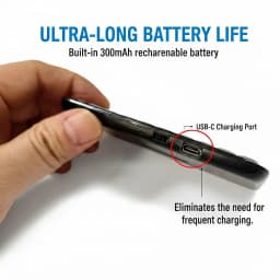 Dual-Mode (Bluetooth + Wired) RGB Backlight Keyboard Mini Rechargeable Type-C Pocket Portable 49 Keys for Tablets Smartphones