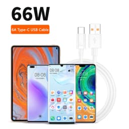 6A Super Fast Charge USB C Type-C Cable For Xiaomi 13 14 Huawei P60 Nova 10 11 Magic 5 Redmi Honor POCO 66W Quick Charging Cable