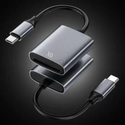 XD Picture Card Reader USB C to XD Card Reader for iPhone XD Card Adapter Compatible with iPhone 15/MacBook Pro/Air 2023