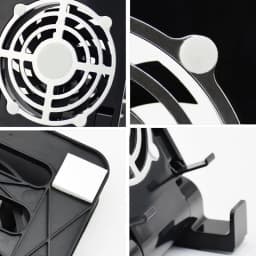 USB Desk Phone Fan Quiet Cooling Pad Radiator with Foldable Stand Holder for   Tablets Laptops