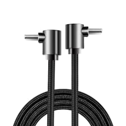 Braid 90 Degrees 0.25m/0.5m/1m/2m 4A Quick Charger Elbow USB C to Type C Cord PD Cable For iPhone Samsung Huawei Xiaomi Macbook