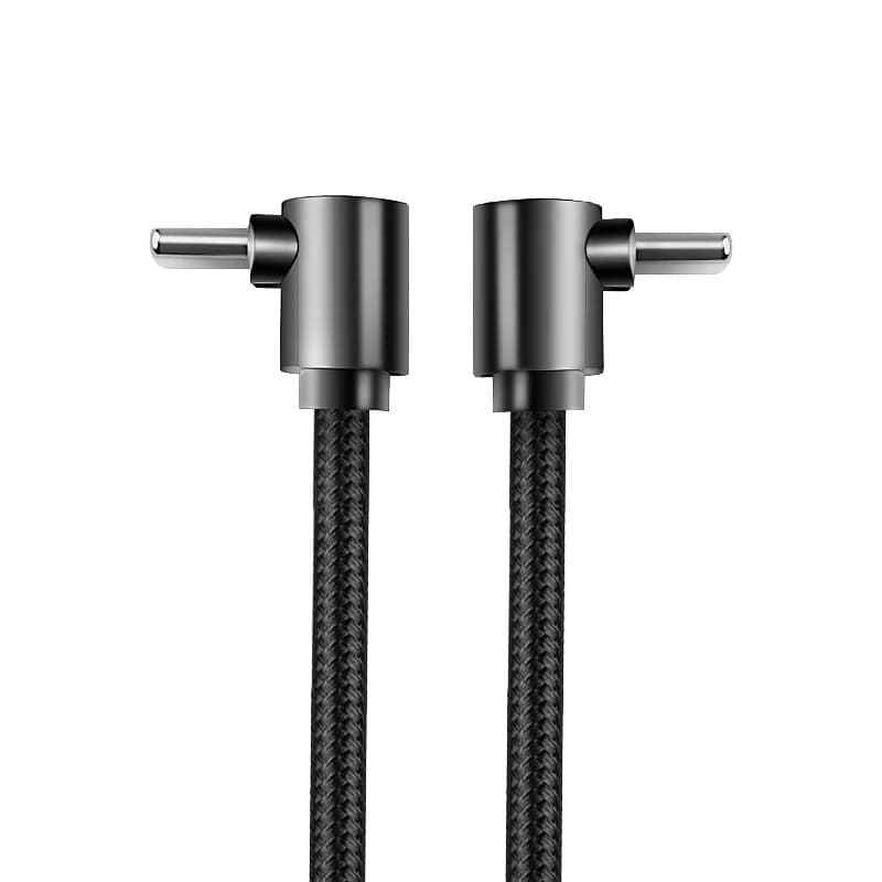 Braid 90 Degrees 0.25m/0.5m/1m/2m 4A Quick Charger Elbow USB C to Type C Cord PD Cable For iPhone Samsung Huawei Xiaomi Macbook