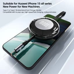Retractable PD 100W Cable USB Type C to Type C Fast Charging USB C to USB C Cable for iphone 15 Huawei Tablet Laptop