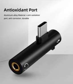 Digital Decoding USB Type C to 3.5mm Jack Headphone Adapter Splitter Fast Charger 20W for Samsung S22 S20 Xiaomi 11 12 iPhone 15