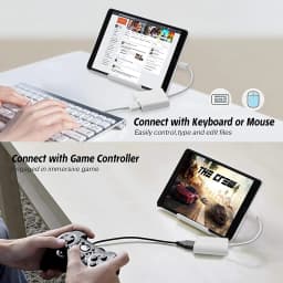 USB OTG Adapter USB Camera Adapter Compatible With IPhone IPad USB Converter with Charging Port Plug And Play for Card Reader