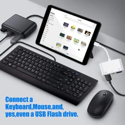 USB OTG Adapter USB Camera Adapter Compatible With IPhone IPad USB Converter with Charging Port Plug And Play for Card Reader