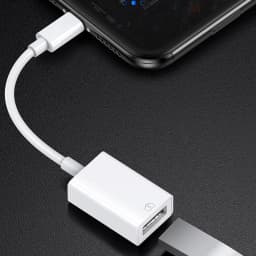 USB OTG Adapter USB Camera Adapter Compatible With IPhone IPad USB Converter with Charging Port Plug And Play for Card Reader