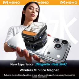 New MEMO CX14 Magnetic Wireless Phone Cooler with 2000mAh Battery Semiconductor Refrigeration Cooling Gadget Clip-on Version