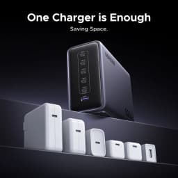 【WORLD FIRST】UGREEN 500W GaN Charger PD 3.1 240W Max Single Port 6 IN 1 Desktop Charging Station For MacBook Laptop iPad iPhone