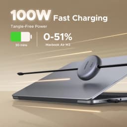 UGREEN Retractable 100W USB C Cable For MacBook iPad Fast Charger Cable For iPhone 17 16 15 Pro Max Type C For Xiaomi Samsung