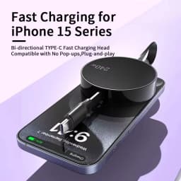 PD 240W USB-C to USB-C Retractable Fast Charging Type-C Data Cable Mobile Phone Charging Wire Suitable for iPhone Samsung Huawei