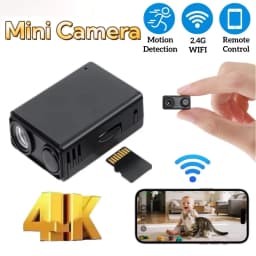 4K Camera WiFi Wireless Monitor Night Vision Remote Motion Detecting Camcorders Security Protection Indoor Surveillance 2026