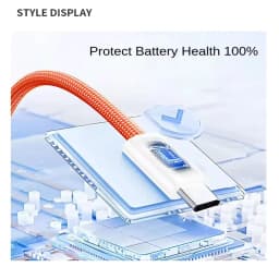 60W PD Nylon Braided USB-C to USB C Fast Charger Cable For iPhone 17 16 15 /Pro Max Compatibility Samsung Type C Fast Charging