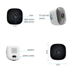 1080P HD WiFi Wireless Security Camera Infrared Night Vision Mobile Remote Surveillance Device Home Monitor Baby Pet Real Time