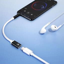 AUX Audio Cable 3.5mm Male to Typec Female Flat Head Earphone to Round Head Car Speaker Adapter Phone Converter Converter