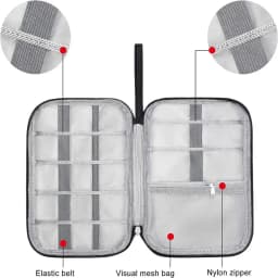 Multifunctional Digital Travel Packing Cube Space Saving Mobile Hard Drive Data Cable Storage Bags Small Objects Organize Pouch
