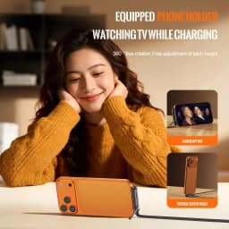 KEBIDUMEI Foldable Charging Cable With Integrated Stand Fast Charging Cable Phone Tablet 240W Ultra-Fast Data Cable Phone Holder