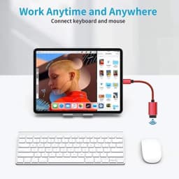For Mobile Phone USB Female to Type C Male Adapter OTG 15.5CM Long Cable For Xiaomi Samsung S20 Huawei OTG Data Cable Converter