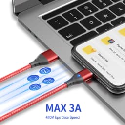 Magnetic Fast Charging Micro USB Type C Cable For iPhone Samsung Xiaomi Realme Oneplus Huawei Mobile Phone Magnet Wire Data Cord
