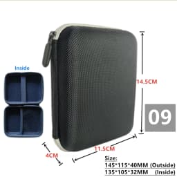 Digital Multimeter Bag Tool Storage Bags for Electronic Accessories Shockproof Bag EVA Box Case Earphone Data Cable Storage Bag