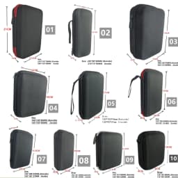 Digital Multimeter Bag Tool Storage Bags for Electronic Accessories Shockproof Bag EVA Box Case Earphone Data Cable Storage Bag