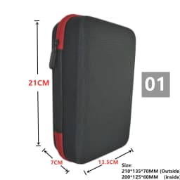 Digital Multimeter Bag Tool Storage Bags for Electronic Accessories Shockproof Bag EVA Box Case Earphone Data Cable Storage Bag