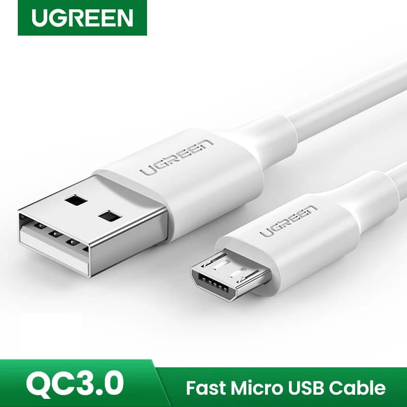 UGREEN Micro USB Cable Fast Charging USB Charger Cable Mobile Phone Charging Cable for Xiamo Huawei HTC Android USB Wire