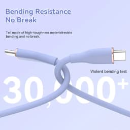 ASOMETECH 2M 60W Fast USB C Cable Type C Cable Fast Charging Data Cord Charger USB Cable C For Samsung S21 S20 A51 Xiaomi Mi 10