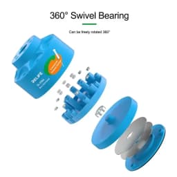 RELIFE RL-078A Screwdriver Rotating Storage Box for Mobile Phone Repair Multiple Holes Soldering Iron Tips Storage Holder