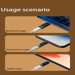 NNBILI 1 PCS Digital LED Display USB 4 Type-C Adapter 8K 60HZ PD 240W Power Meter Tester Data Transmission 40Gbps OTG Converter