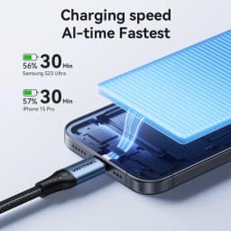Vention 240W Cable Type C to Type C PD3.1 Fast Charge Cord USB C to C Data for MacBook iPhone 17 16 15 Samung S24 S25 Xiaomi 17