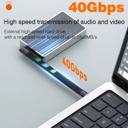 USB 4 90 Degree Thunderbolt3 Elbow USB C Cable 40Gbps Thunderbolt 4 Angle Type C Cable for SSD Laptop Macbook Elbow Connector