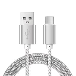 Type-C USB Fast Charging Braided Cable for Samsung S24 A53 Xiaomi 11 12 13T Redmi Note 10S 11S 12T Honor X7 X8 X9 OPPO VIVO POCO