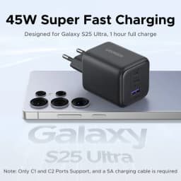 UGREEN 45W GaN Charger PD3.0 PPS QC3.0 USB C Fast Charger For Samsung S25 S24 Ultra iPhone 16 15 14 Pro Max iPad Xiaomi Tablet