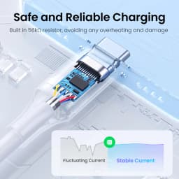 UGREEN USB C Cable Type C Cable 3A Fast Charging USB Cable for iPhone 17 16 Samsung S25 24 Xiaomi USB C Data Charging Cable