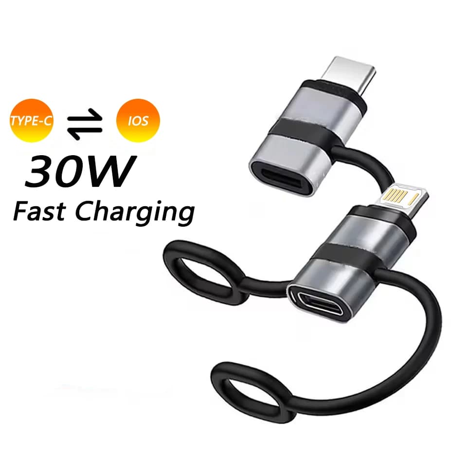 For IOS Female To USB C Male Converter Type C To iPhone Adapter Fast Charging Adaptador For iPhone 15 14 13 Pro Max iPad Airpods