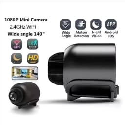X5 Mini Night Vision 1080P Wireless Surveillance Camera Lightweight Clear Portable Motion Detection Premium Quality NEW 2026